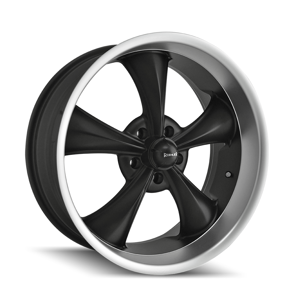 RIDLER 695 - Stunning 22x10.5 Matte Black Machined Wheels