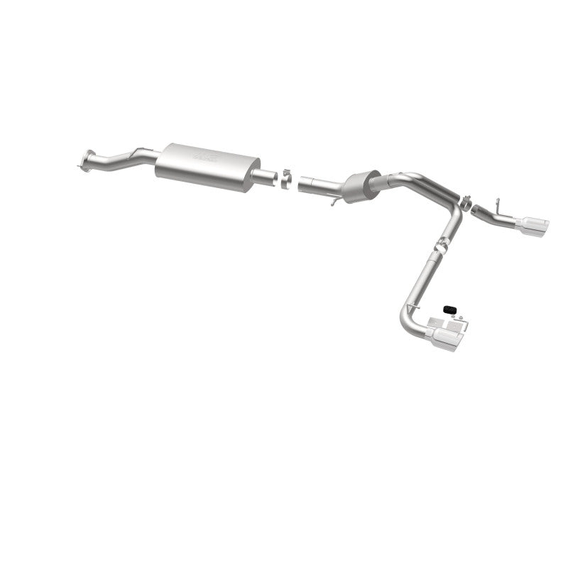 MagnaFlow Cat-Back Exhaust System for 2007 - 2008 GM Hummer H2 with Dual Split Rear Exit