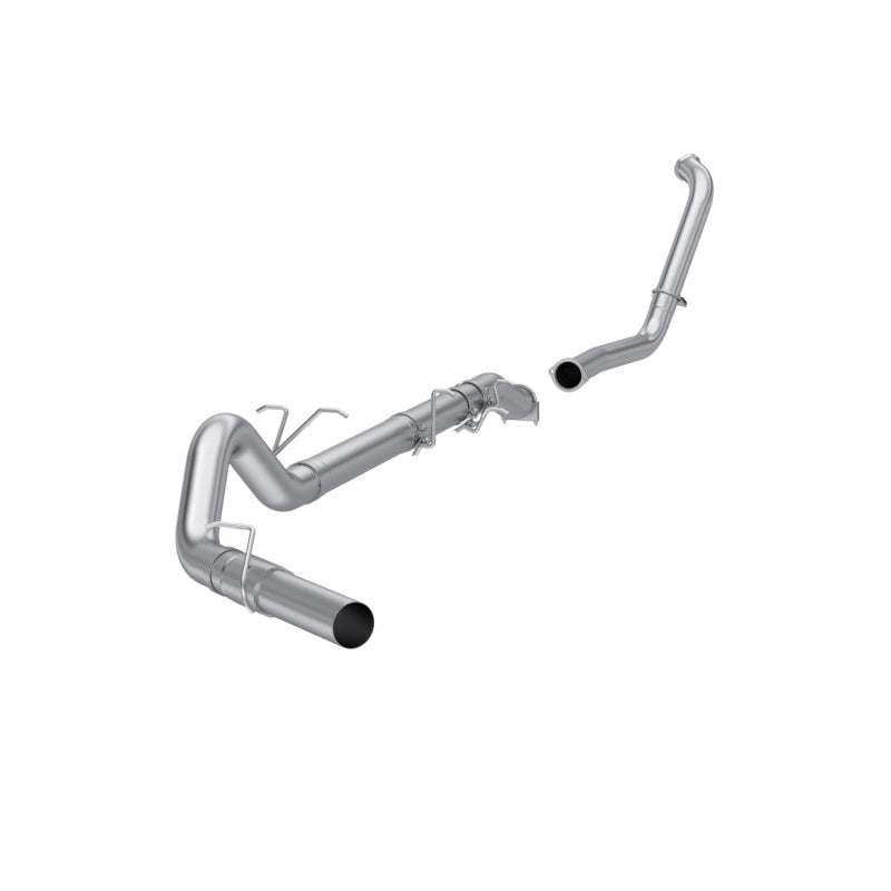 MBRP Armor Lite Turbo Back Exhaust for 2003 - 2007 Ford F - 250/350 6.0L: Single Side, No Muffler