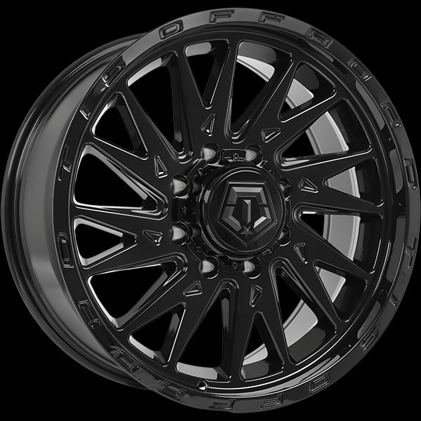 Stunning TIS Wheels 547 - 24x14.0 Gloss Black Wheels for a Bold Look