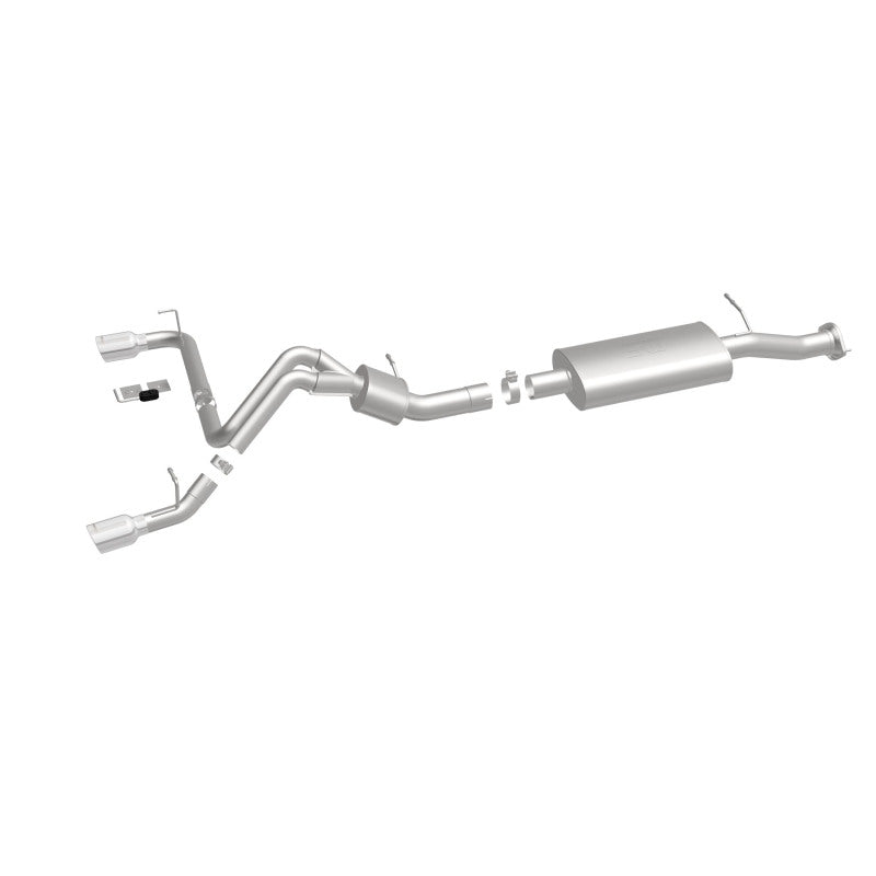 MagnaFlow Cat-Back Exhaust System for 2007 - 2008 GM Hummer H2 with Dual Split Rear Exit