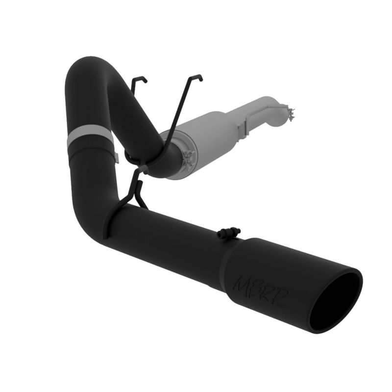 MBRP Armor BLK Series Cat Back Exhaust for 2017-2024 Ford F-250/350 Super Duty 6.2L/7.3L - Black Finish
