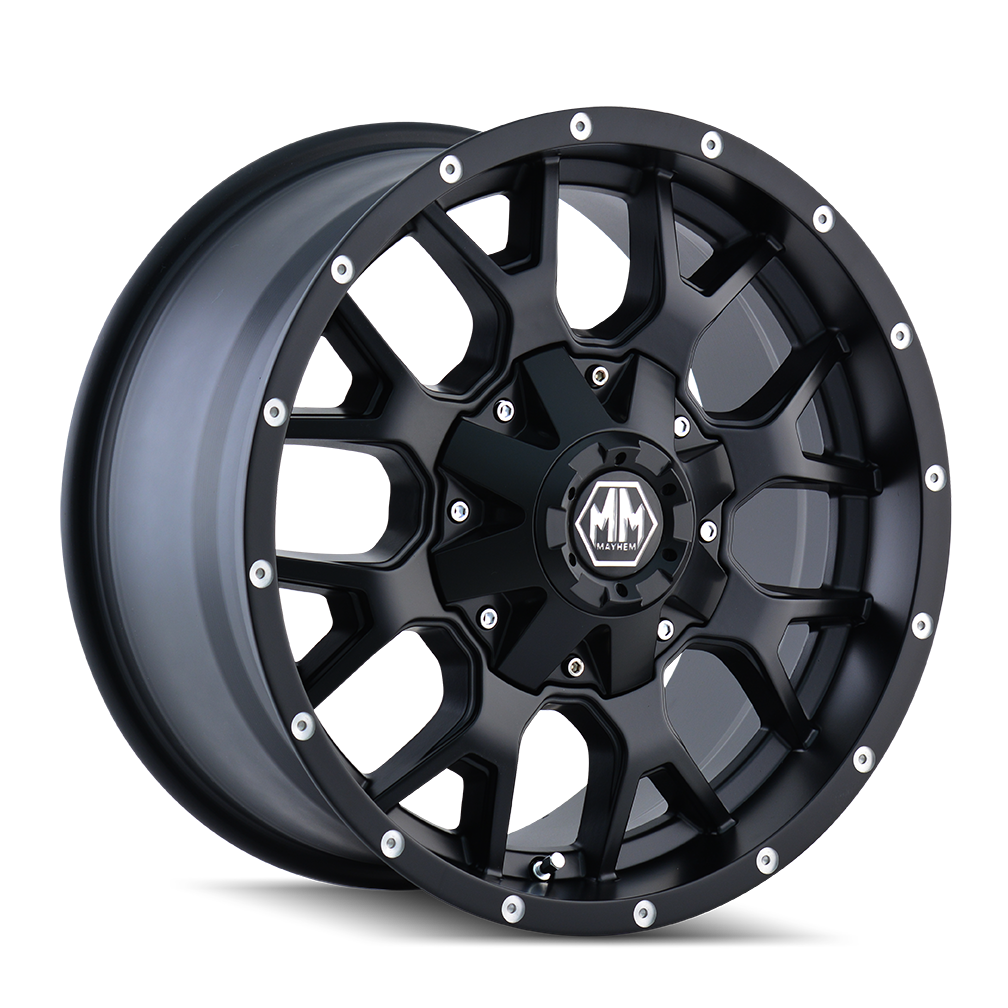 MAYHEM 8015 20x9 5x127/5-139.7 ET0 87 Matte Black