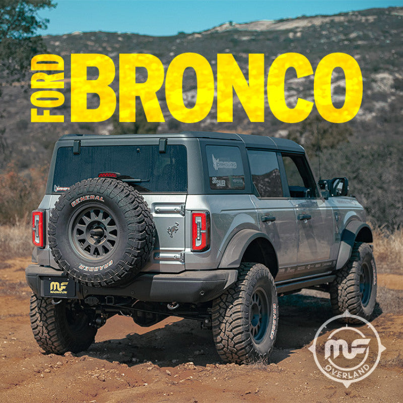 MagnaFlow 2021-2024 Ford Bronco Overland Series Cat-Back Exhaust: Unleash Your Off-Road Beast!