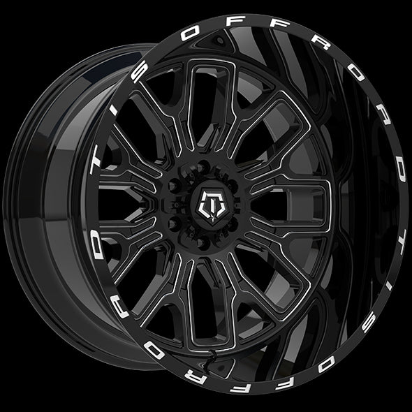 Stunning TIS Wheels 560 - 20x10.0 Gloss Black with Milled Edge! Grab Yours Now!
