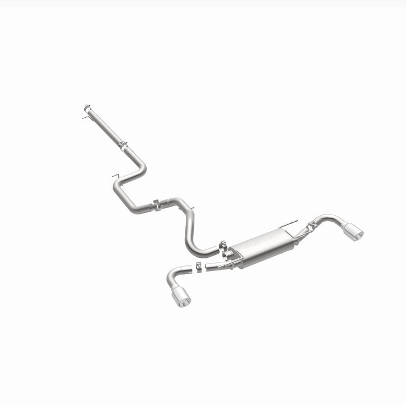 MagnaFlow 2010 - 2013 Mazda 3 2.5L Hatchback: Split Rear Exit Stainless Cat Back Performance Exhaust - Unleash Your Ride!