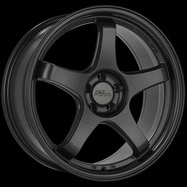 Stunning 720 Form FF6 Wheels in Satin Black - 17x7.5, 5x114.3 ET35, 73.1