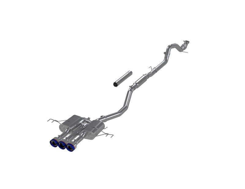 MBRP 2024+ Acura Integra Type-R: T304 SS 3in Cat-Back Triple Center Outlet Exhaust with Burnt Tips - Unleash Your Ride's Power!