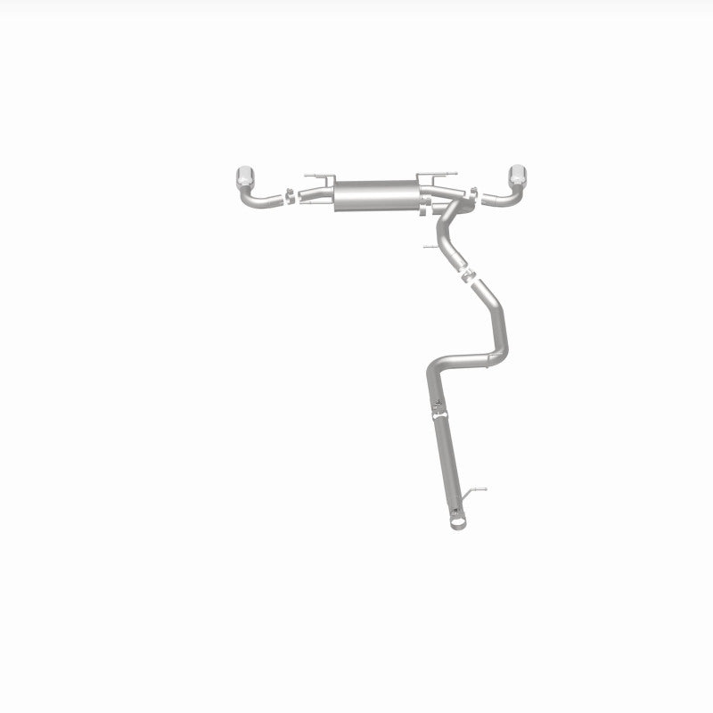 MagnaFlow 2010 - 2013 Mazda 3 2.5L Hatchback: Split Rear Exit Stainless Cat Back Performance Exhaust - Unleash Your Ride!