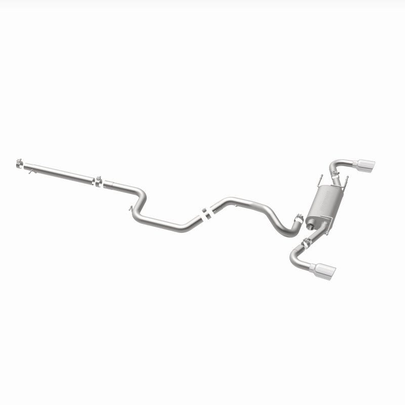 MagnaFlow 2010 - 2013 Mazda 3 2.5L Hatchback: Split Rear Exit Stainless Cat Back Performance Exhaust - Unleash Your Ride!
