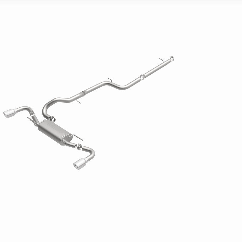 MagnaFlow 2010 - 2013 Mazda 3 2.5L Hatchback: Split Rear Exit Stainless Cat Back Performance Exhaust - Unleash Your Ride!