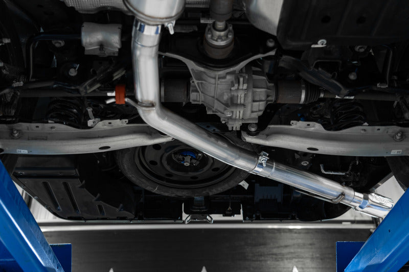 MBRP 2022+ Ford Maverick T304 4in OD Tip Single Side Exit 3in Cat Back Exhaust - Unleash Your Vehicle's Potential!