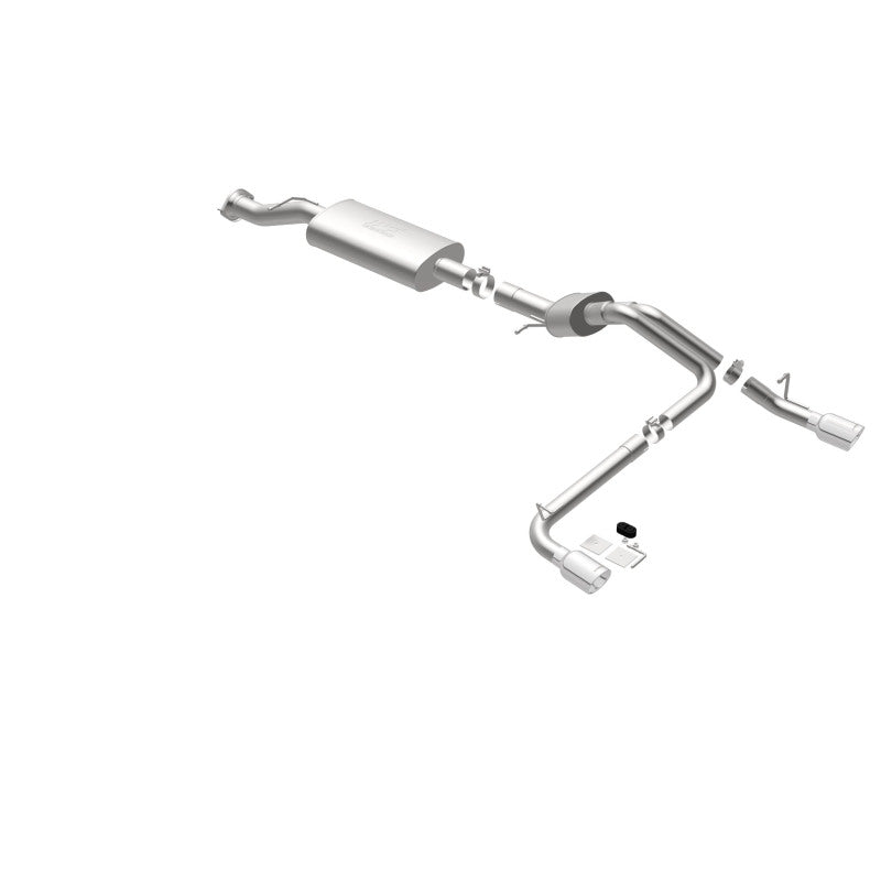 MagnaFlow Cat-Back Exhaust System for 2007 - 2008 GM Hummer H2 with Dual Split Rear Exit