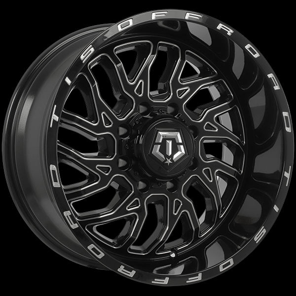 Stunning TIS Wheels 544 - 20x10.0 Gloss Black Milled Edge Wheels! Grab Yours Now!