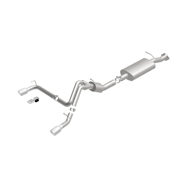 MagnaFlow Cat-Back Exhaust System for 2007 - 2008 GM Hummer H2 with Dual Split Rear Exit