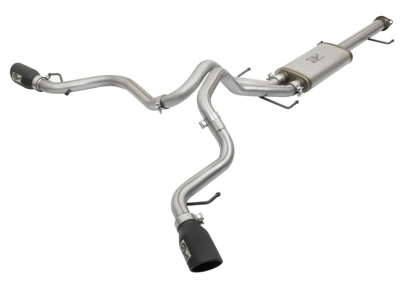aFe MACH Force-Xp 3in - 2.5in SS Cat-Back Dual Exhaust with Black Tips for 2007 - 2014 Toyota FJ Cruiser 4.0L: Unleash Your Vehicle's Potential!