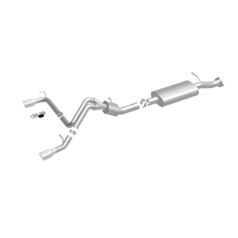 MagnaFlow Cat-Back Exhaust System for 2007 - 2008 GM Hummer H2 with Dual Split Rear Exit