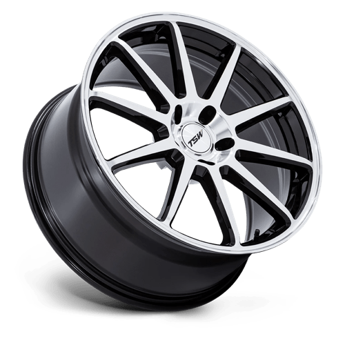 TSW TW004 CANARD 20X9 Gloss Black Wheels with Machined Face - Upgrade Your Ride Now!