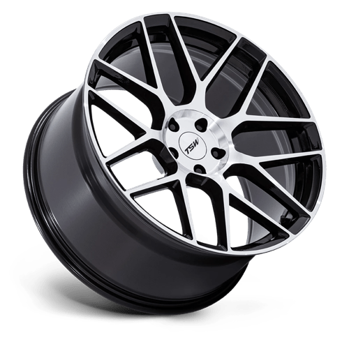 TSW TW002 LASARTHE Gloss Black Machined Wheels - 22X9, 5X112, ET20