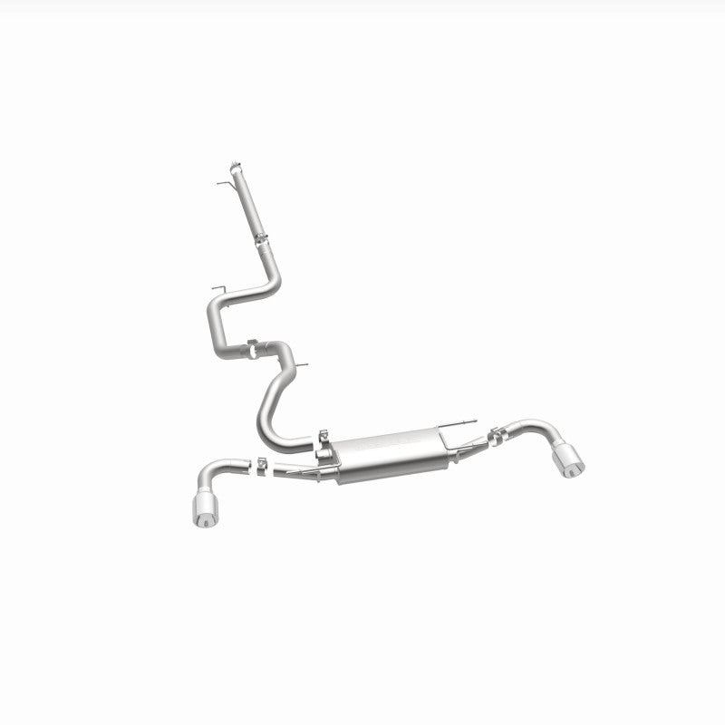 MagnaFlow 2010 - 2013 Mazda 3 2.5L Hatchback: Split Rear Exit Stainless Cat Back Performance Exhaust - Unleash Your Ride!