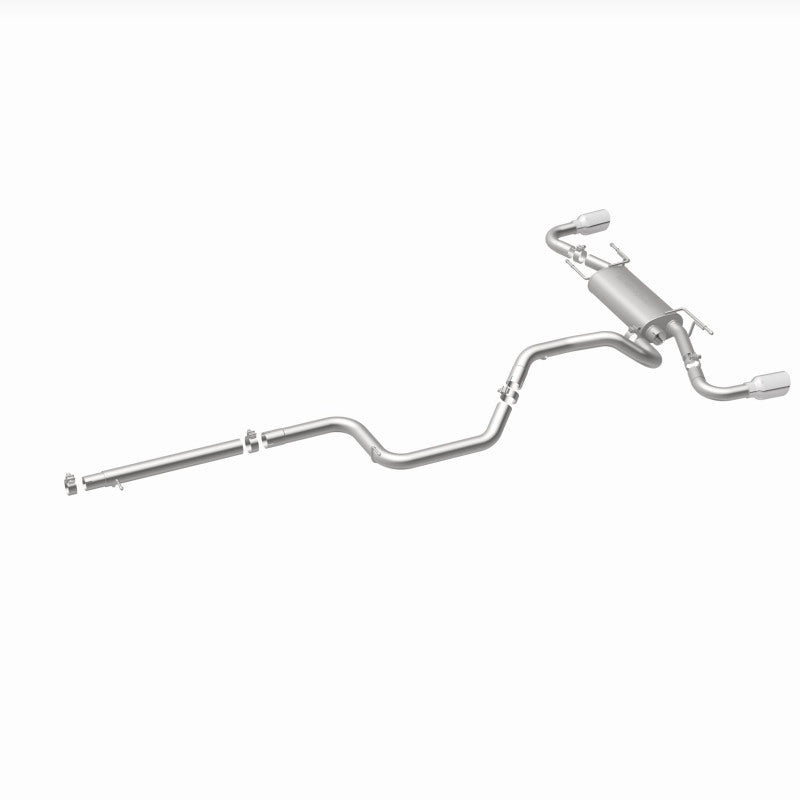 MagnaFlow 2010 - 2013 Mazda 3 2.5L Hatchback: Split Rear Exit Stainless Cat Back Performance Exhaust - Unleash Your Ride!