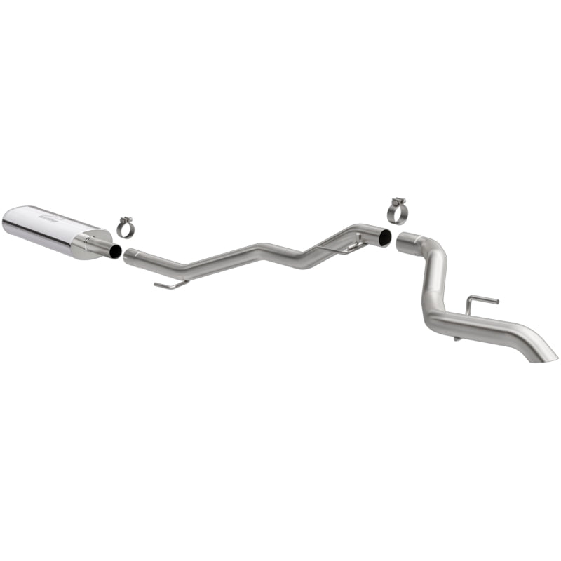 MagnaFlow 2020 - 2024 Jeep Gladiator 2.5in Rock Crawler Series Single Rear Exit SS Cat - Back Exhaust: Unleash Off - Road Power!