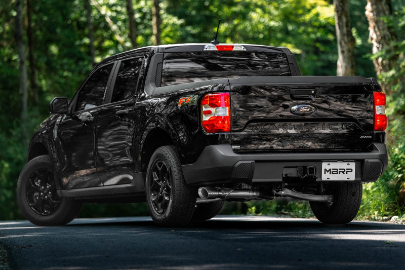 MBRP 2022+ Ford Maverick T304 4in OD Tip Single Side Exit 3in Cat Back Exhaust - Unleash Your Vehicle's Potential!