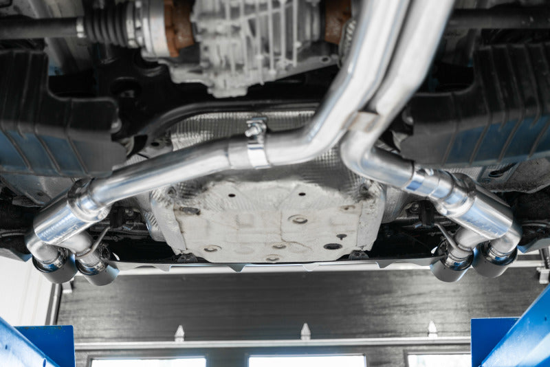 MBRP 18 - 24 Audi S5 Coupe/S4 Sedan T304 SS 2.5in Cat - Back Quad Rear Exit Exhaust with SS Tips: Unleash Your Ride's Potential!