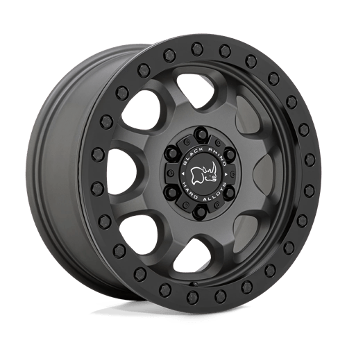 Black Rhino VENTURE BEADLOCK 17X8 Wheels - Matte Gunmetal with Black Hardware, a Must - Have!