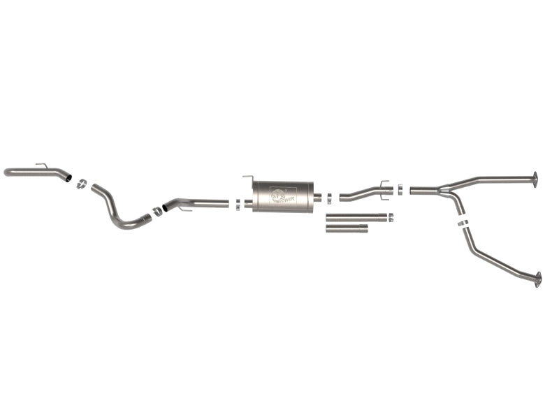 aFe's Stunning Apollo GT Series Cat-Back Exhaust for 2022 - 2024 Toyota Tundra V6-3.5L (tt)