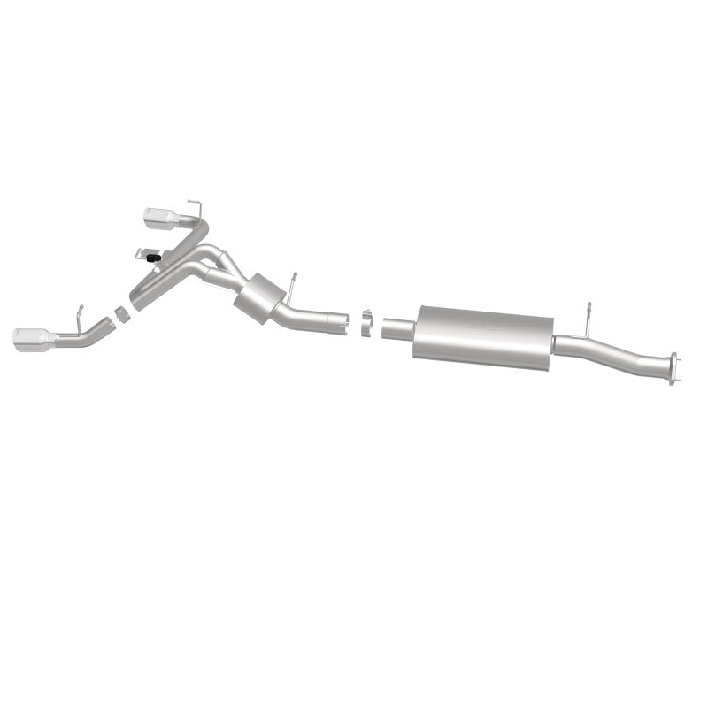 MagnaFlow Cat-Back Exhaust System for 2007 - 2008 GM Hummer H2 with Dual Split Rear Exit
