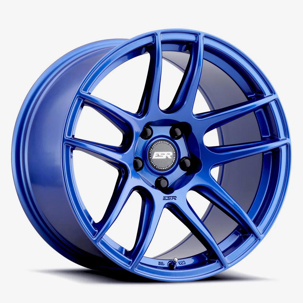 ESR CS8 18x9.5 5x108 (Custom Drill) ET22 Gloss Apex Blue