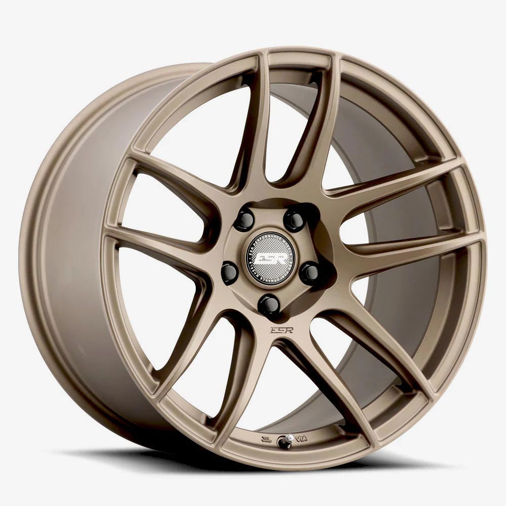 ESR CS8 18x9.5 5x112 (Custom Drill) ET35 Matte Bronze - Stunning Custom Wheels