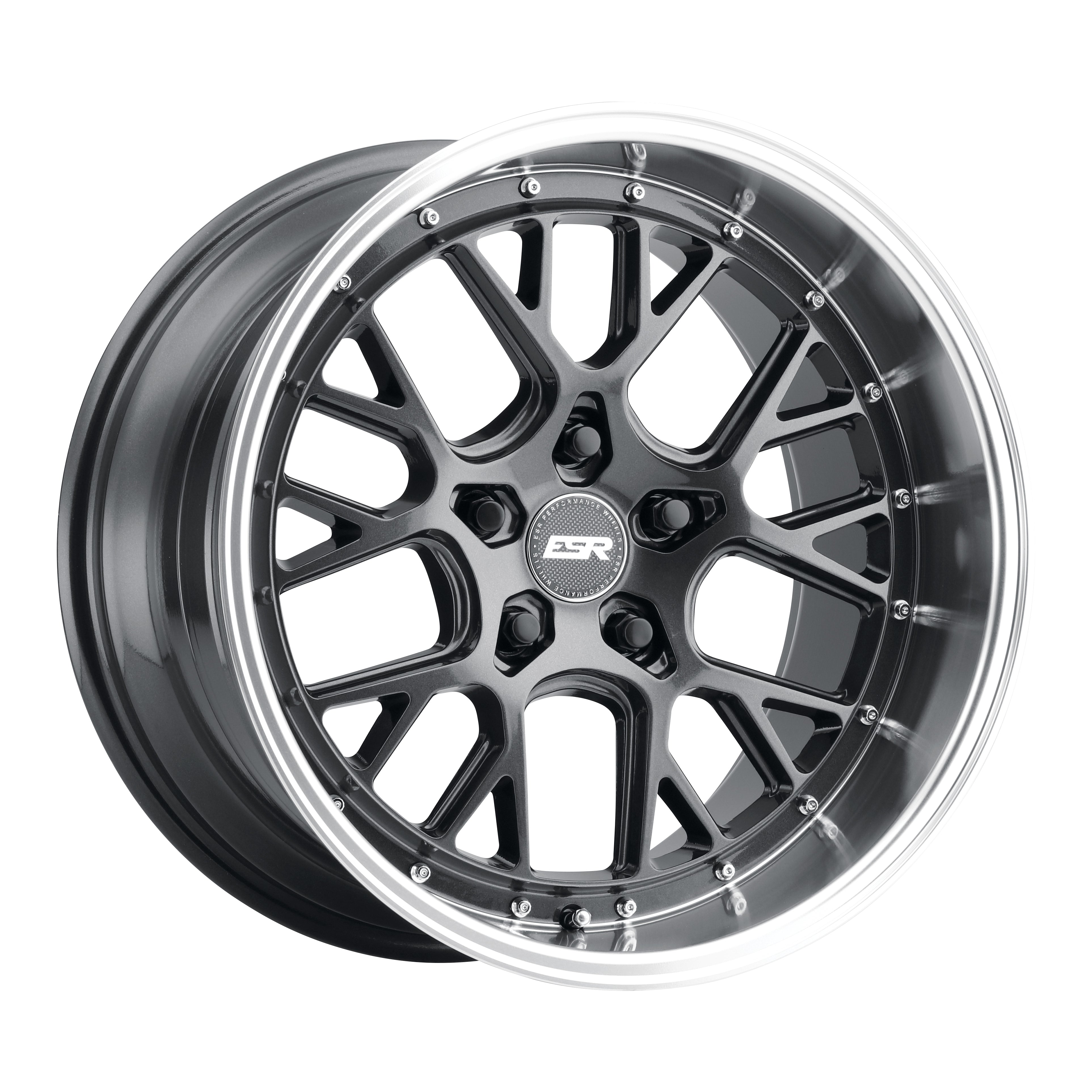 ESR CS11 Wheels - Gloss Graphite with Machined Lip | Get Your Pair Now!