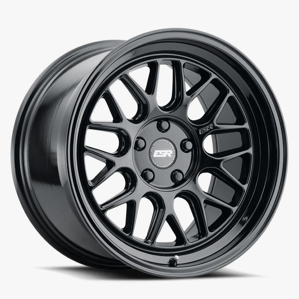 ESR CR1 19x11 5x120.6 Custom Drill Gloss Black Wheels - Stunning Style!