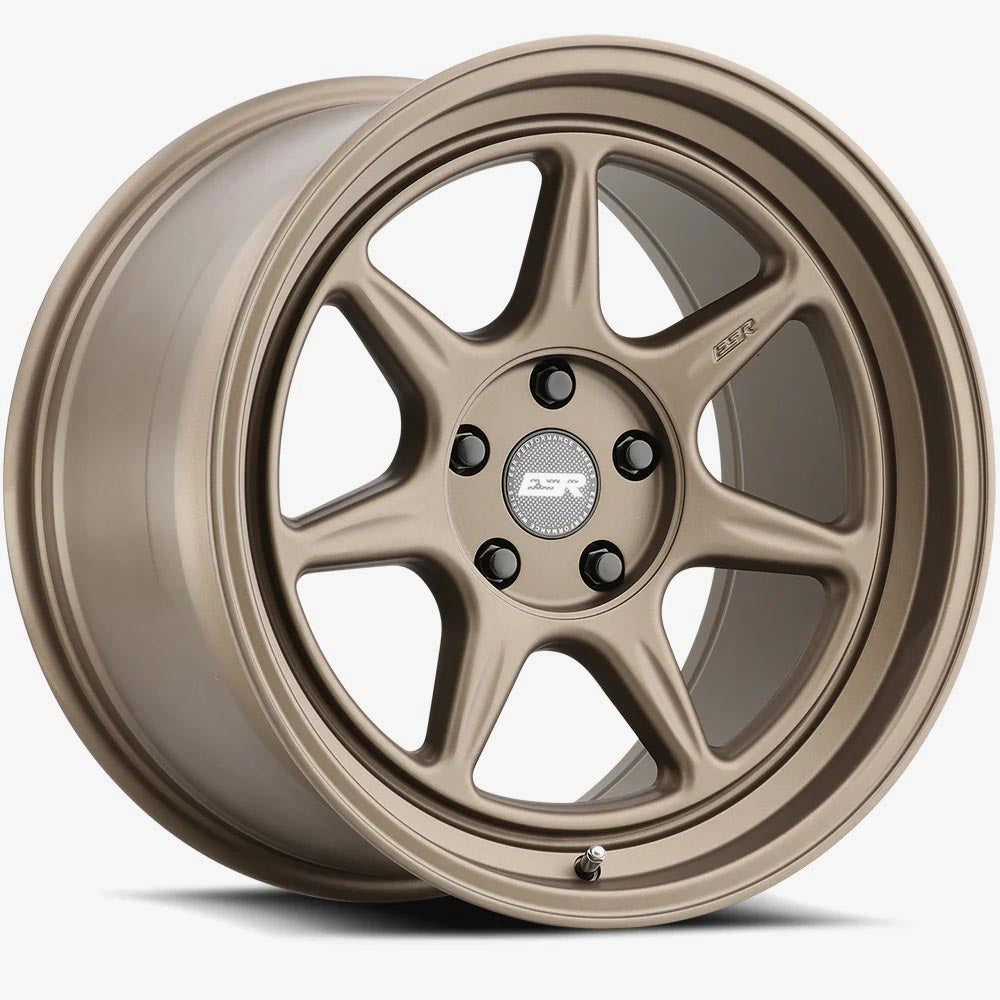 ESR CR7 Stunning Matte Bronze Wheels - Custom Drill 18x9.5 5x120.6 ET15