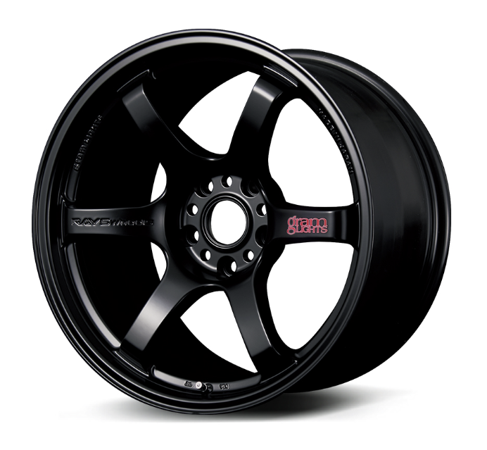 Get Your Set of 4 RAYS Gram Lights 57DR 18x9.5 Wheels in Stunning Semi Gloss Black!