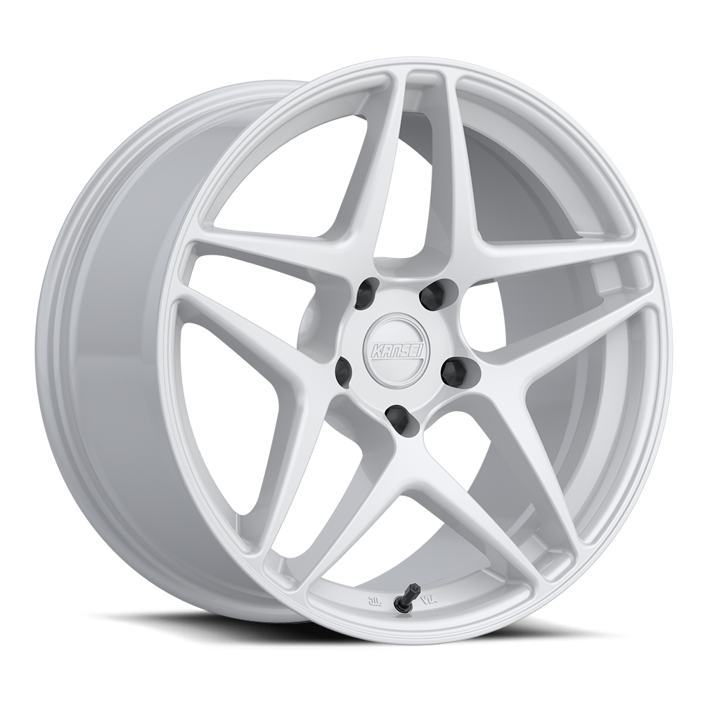 Kansei ASTRO 18x8.5 5x114.3 ET35 73.1 Gloss White - Stunning Wheels for Your Ride
