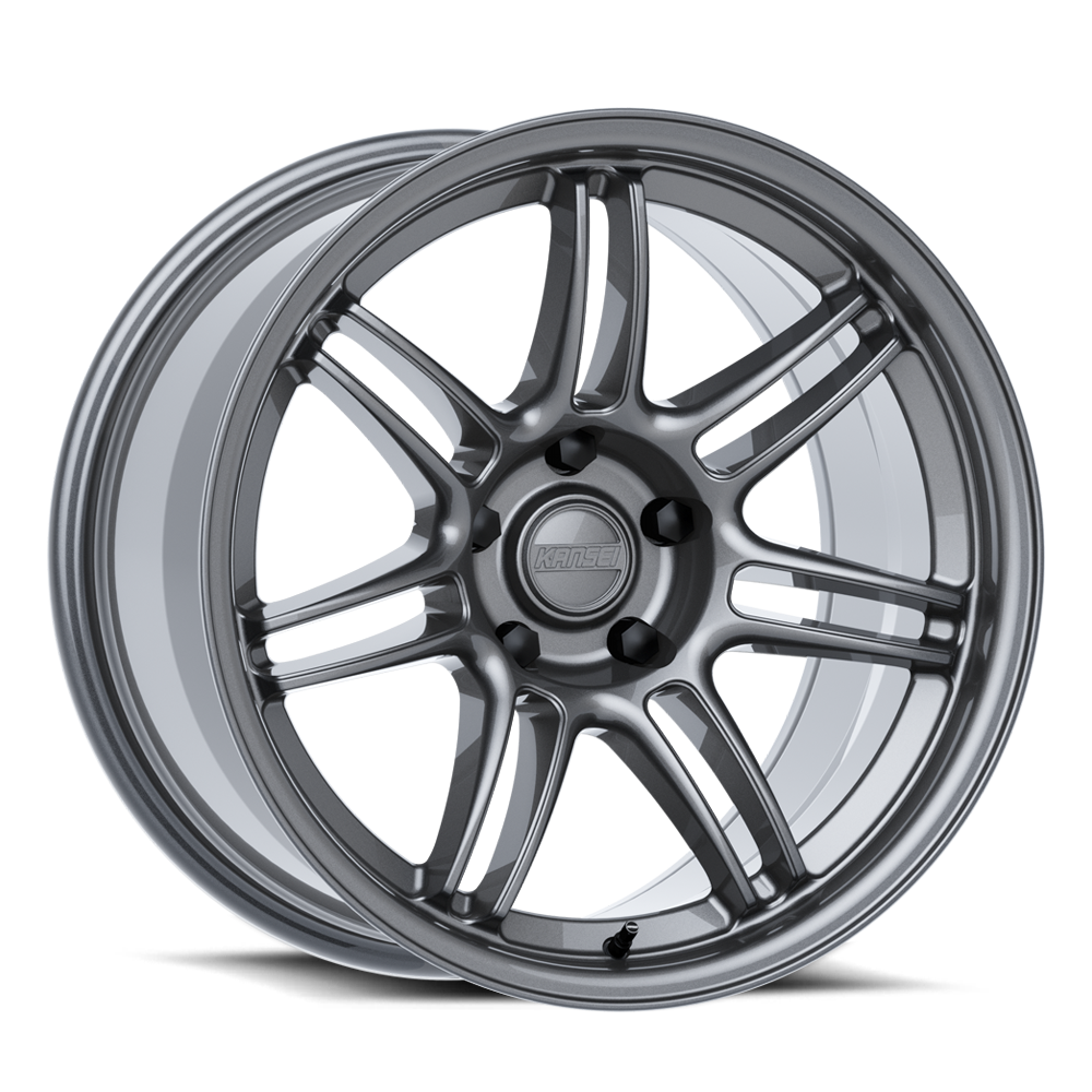 Kansei SEVEN 18x10.5 5x100 ET12 73.1 Gunmetal - Stylish and High - Performance Wheels