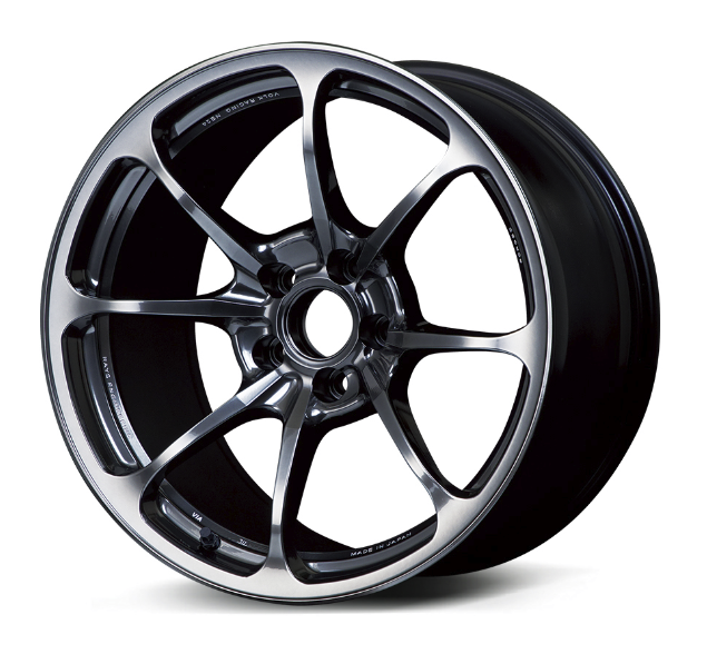 Don't Miss! Volk Racing NE24 18x9.5 5x114.3 ET38 Shining Black Metal Set of 4 Wheels