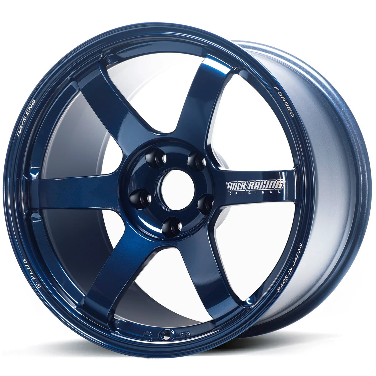 Get Your Hands on Volk Racing TE37 SAGA S - PLUS 18x11.0 Wheels! Set of 4 in Stunning MAG BLUE
