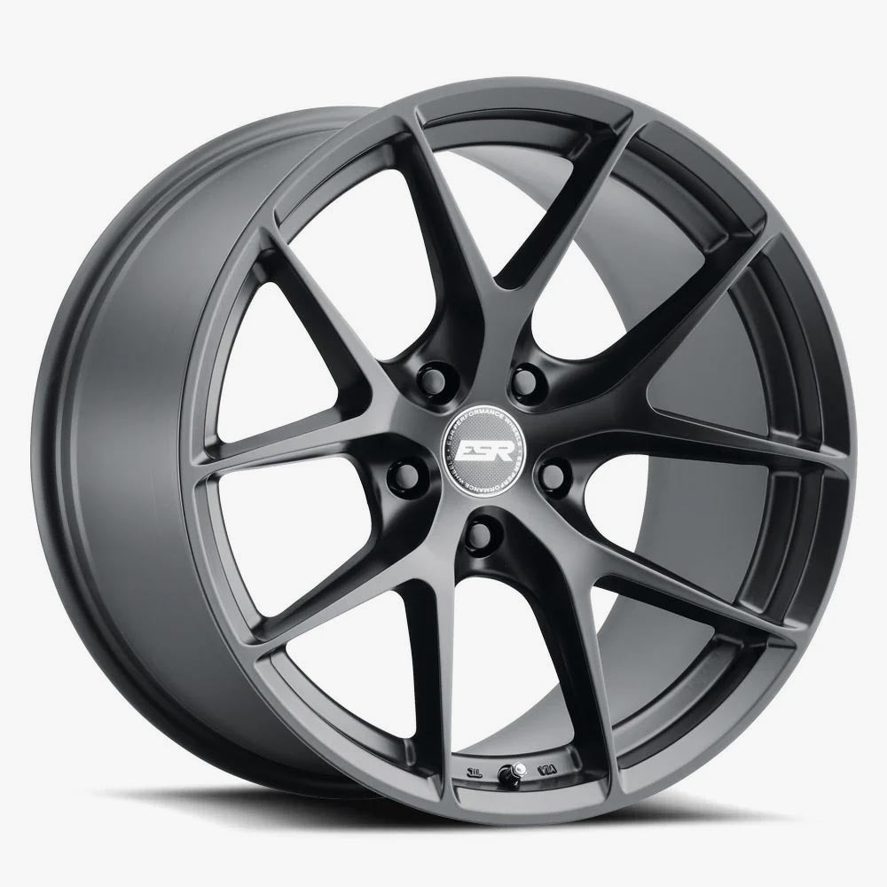 ESR RF2 18x9.5 5x114.3 (Custom Drill) ET35 Matte Black - Stunning Wheels for Your Ride!