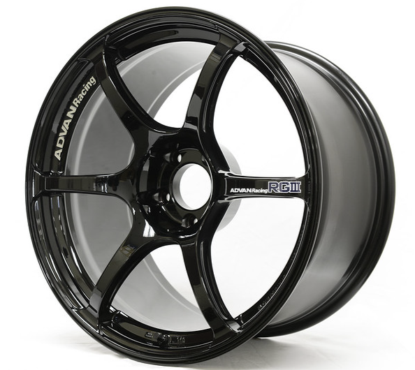 Get Your Advan Racing RGIII 18x10.0 5x114.3 ET35 Racing Gloss Black Wheels - Set of 4 Now!