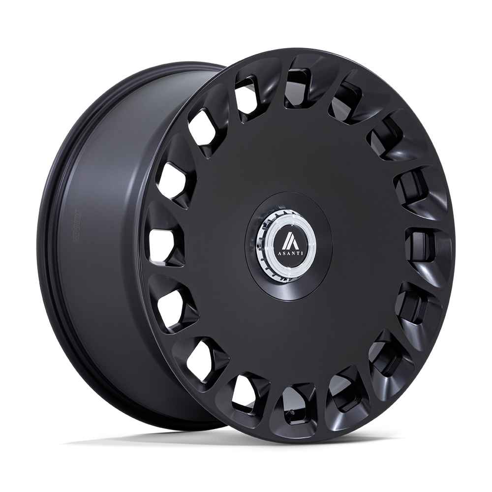 Asanti Black AB045 ARISTOCRAT 24X10 Wheels - Stunning Matte Black Finish