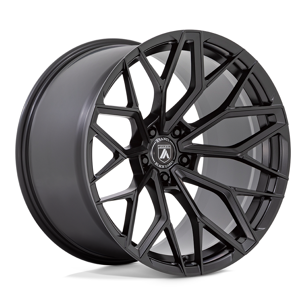 Asanti Black AB039 MOGUL 5 - Stunning 22X9 Satin Black Wheels