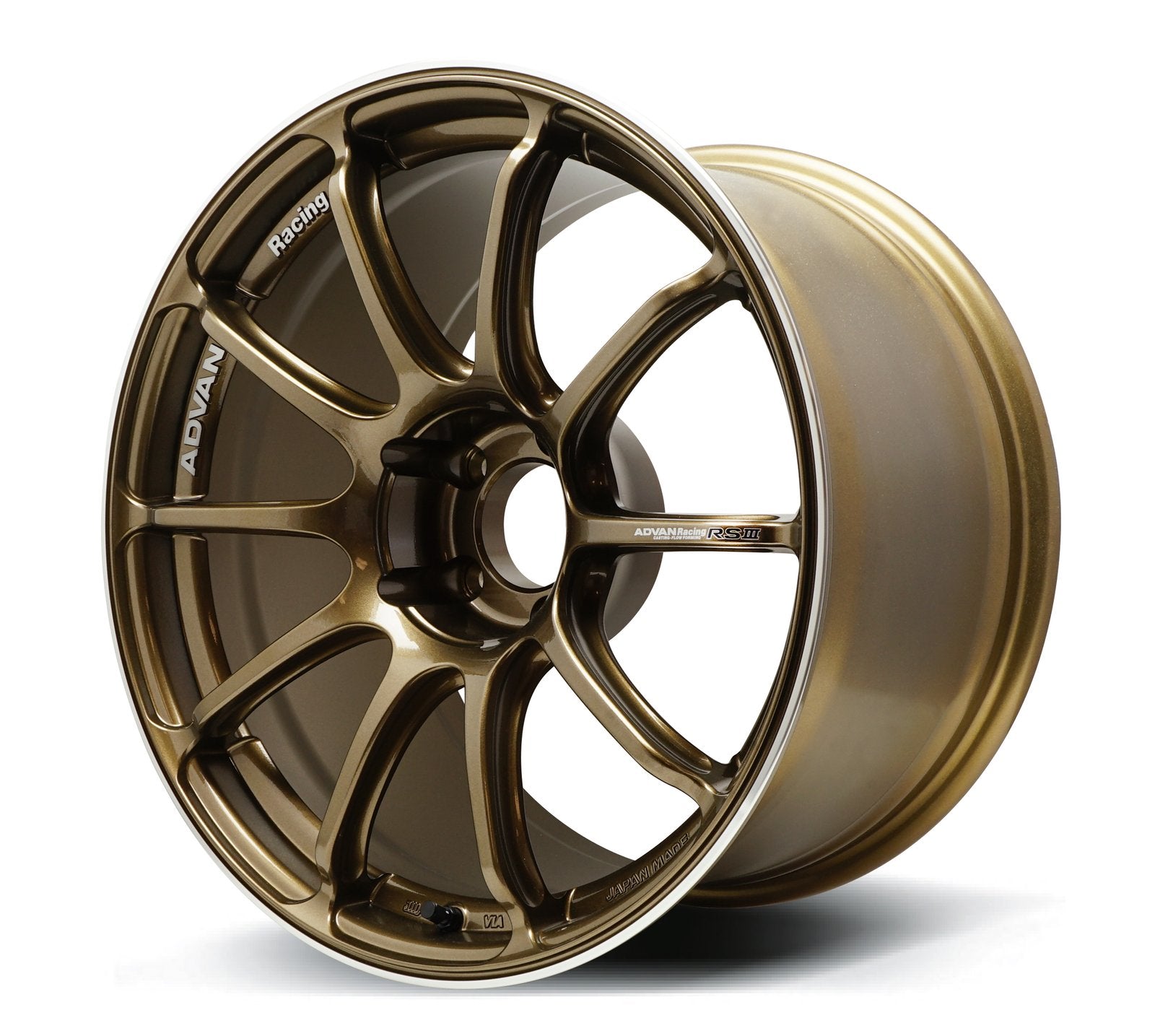 Advan Racing RSIII Wheels: 18x9.5, 5x114.3 ET45, Umber Bronze Metallic - Set of 4! Upgrade Now!
